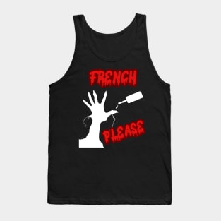 Funny gifts for halloween French Please Tank Top